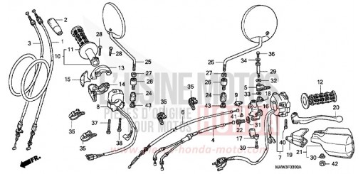 COMMUTATEUR/CABLE XL600VT de 1996